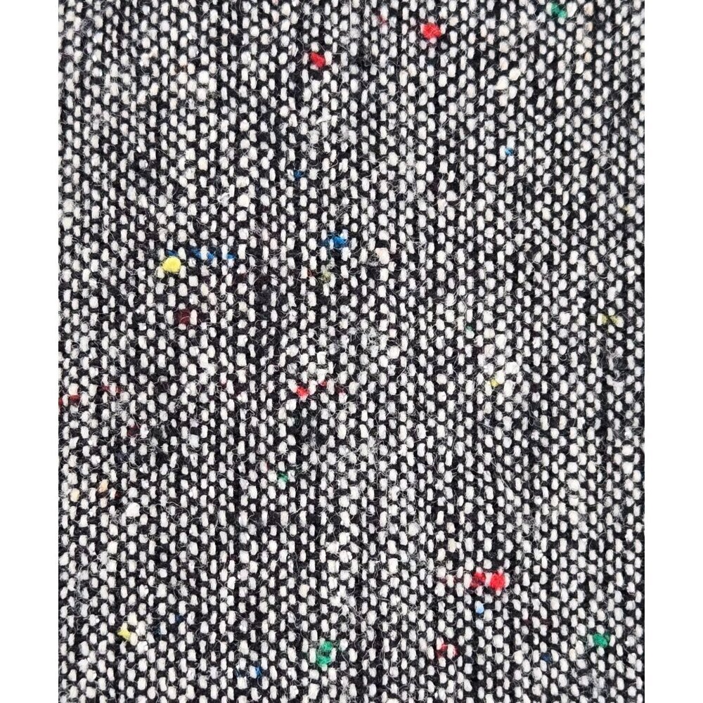 Vtg 90s Blazer Moto Gray Weave Multi Color Specs Silver Studs & Thread M Mishca - Picture 12 of 15